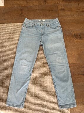 Levi's Light Blue Straight Leg boyfriend Women's Jeans